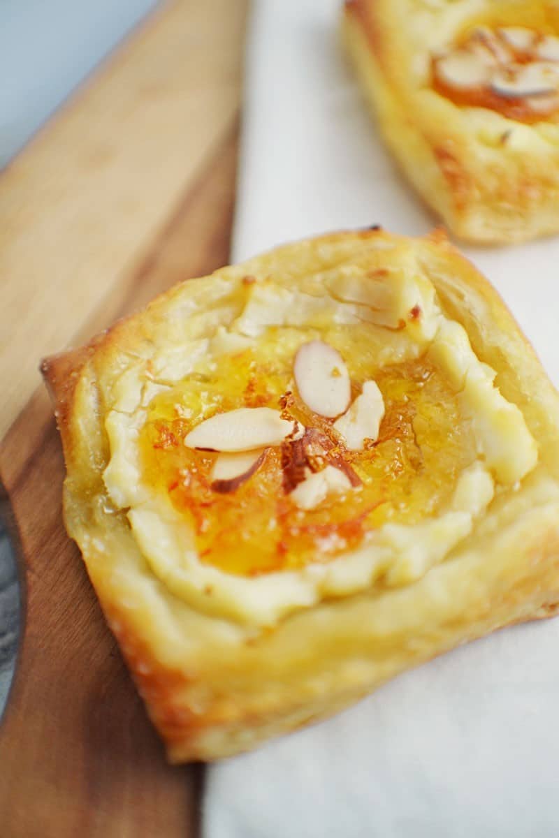 easy cream cheese danish puff pastry