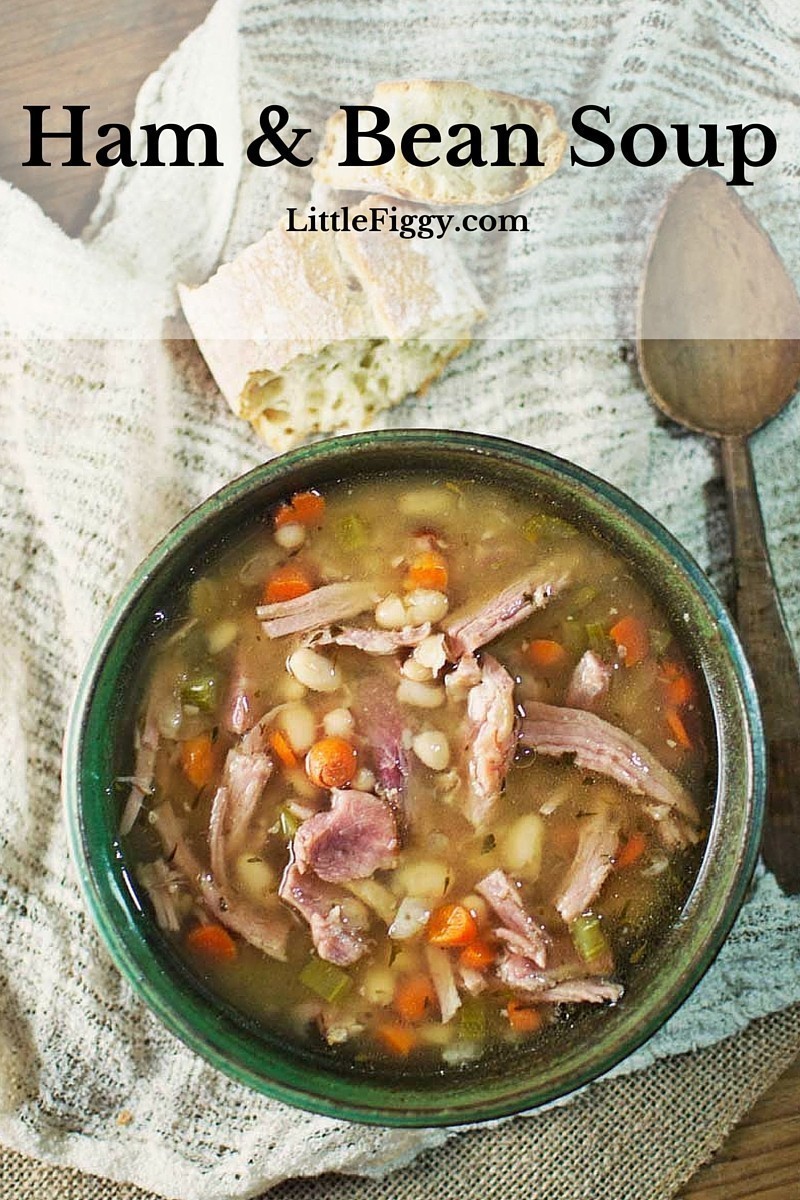 #Soup - @LittleFiggyFood - #LeftoverIdeas - Ham and Bean Soup