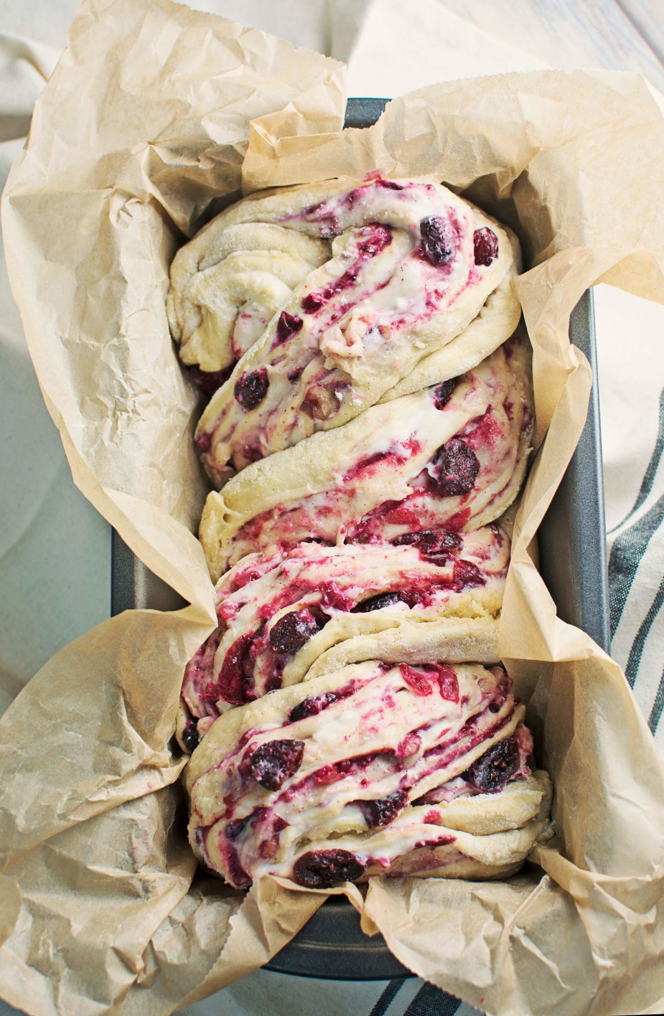 Unwrap the flavor of the season with this Cranberry Cream Cheese Babka! Get the recipe @LittleFiggyFood #celestialseasonings #themagicoftea #ad