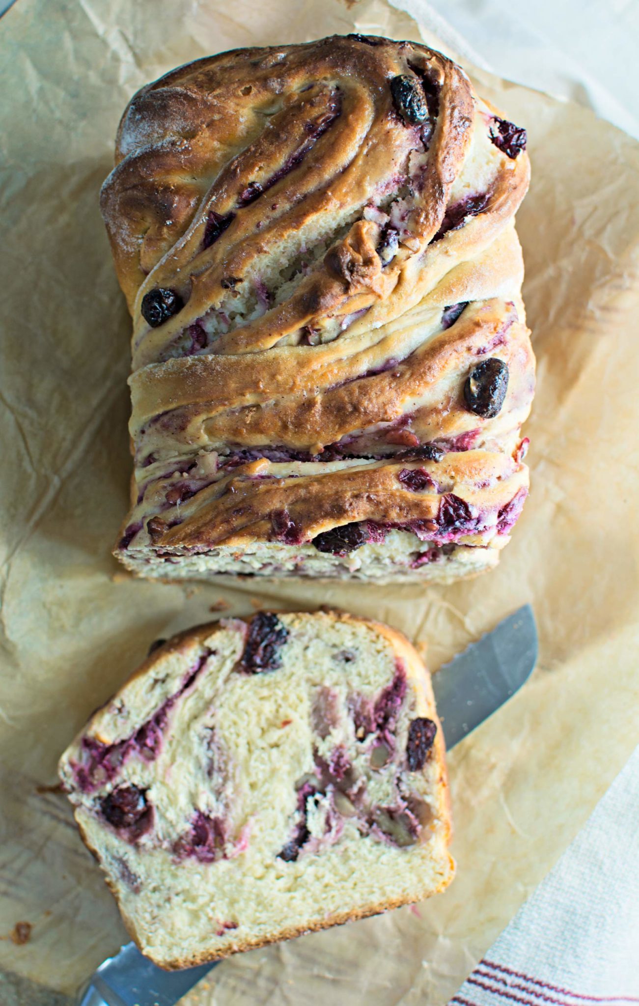 Unwrap the flavor of the season with this Cranberry Cream Cheese Babka! Get the recipe @LittleFiggyFood #celestialseasonings #themagicoftea #ad