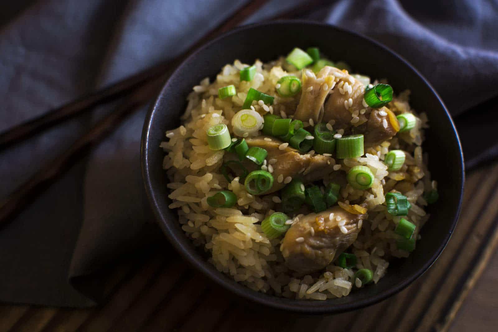 Ginger Chicken Rice Bowl Little Figgy Food