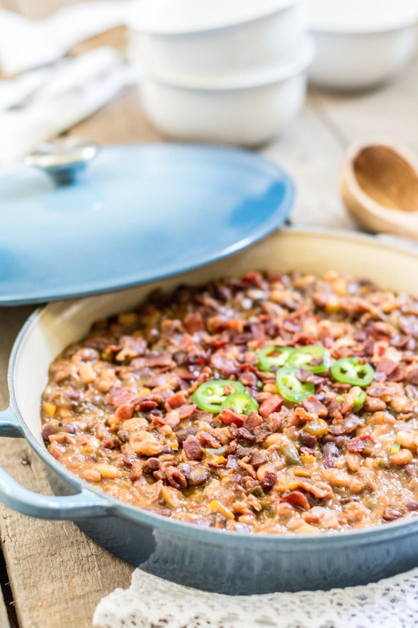 The Best Loaded and Smokin' BBQ Beans Little Figgy Food