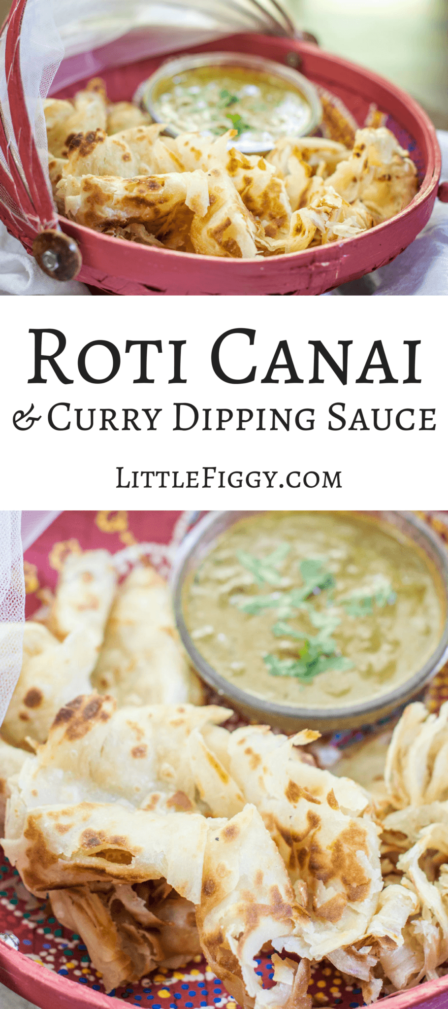 You have to try this Roti Canai with a Curry Dipping Sauce, so good and makes a great appetizer! Get the recipe at Little Figgy Food and read more about our latest #DriveMazda fun! @MazdaUSA #Ad