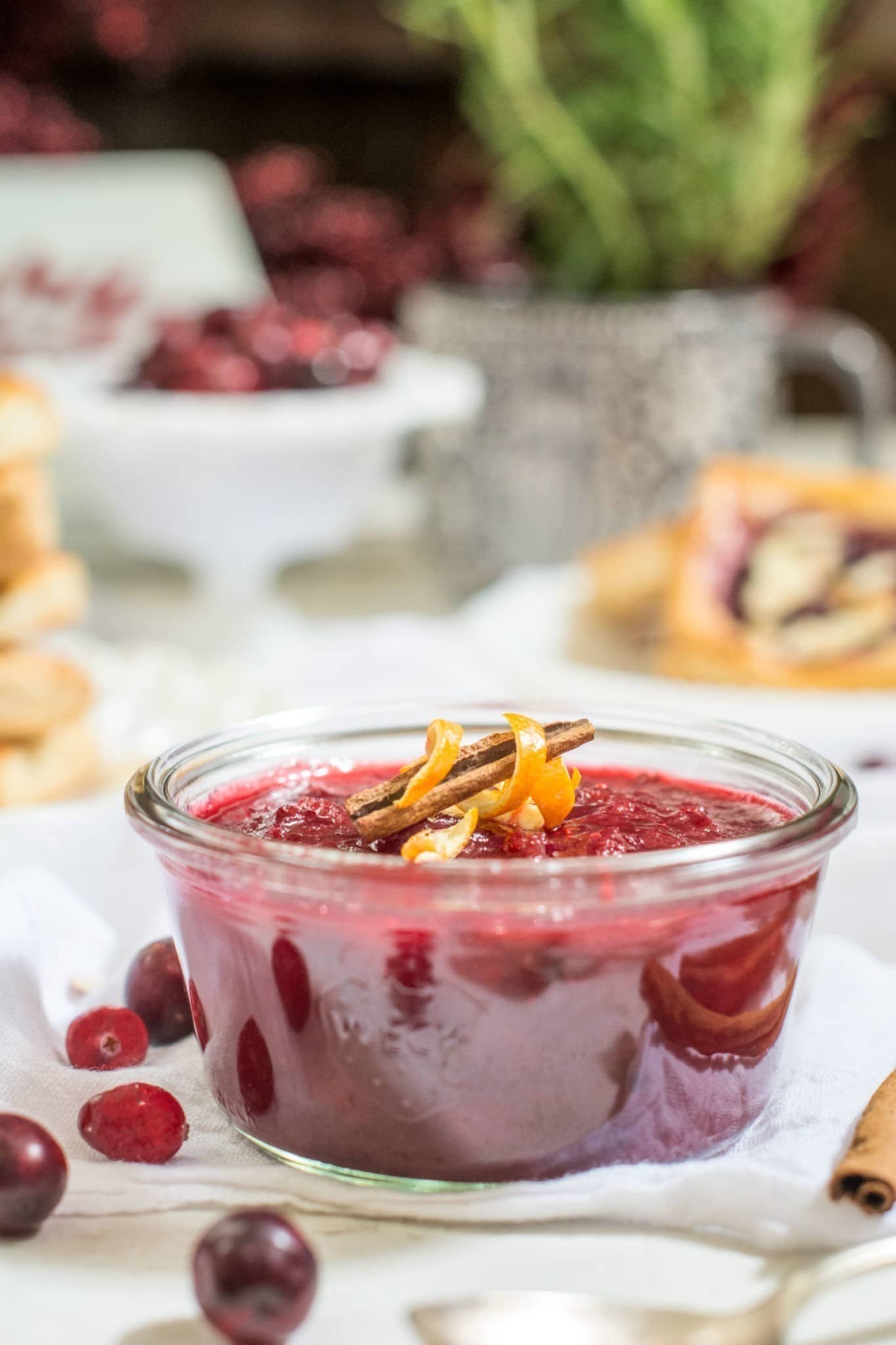 Easy to Make Cranberry Sauce! Get the recipe at Little Figgy Food!