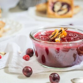 So easy to make and a holiday classic, Cranberry Sauce! Get my recipe at Little Figgy Food!