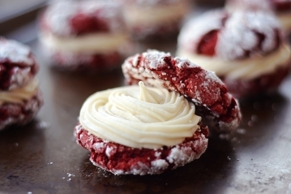 Red Velvet Whoopie Pies