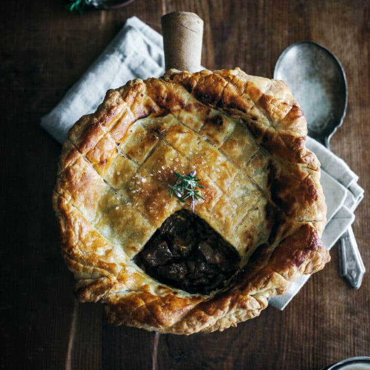 Steak and Guinness Pie