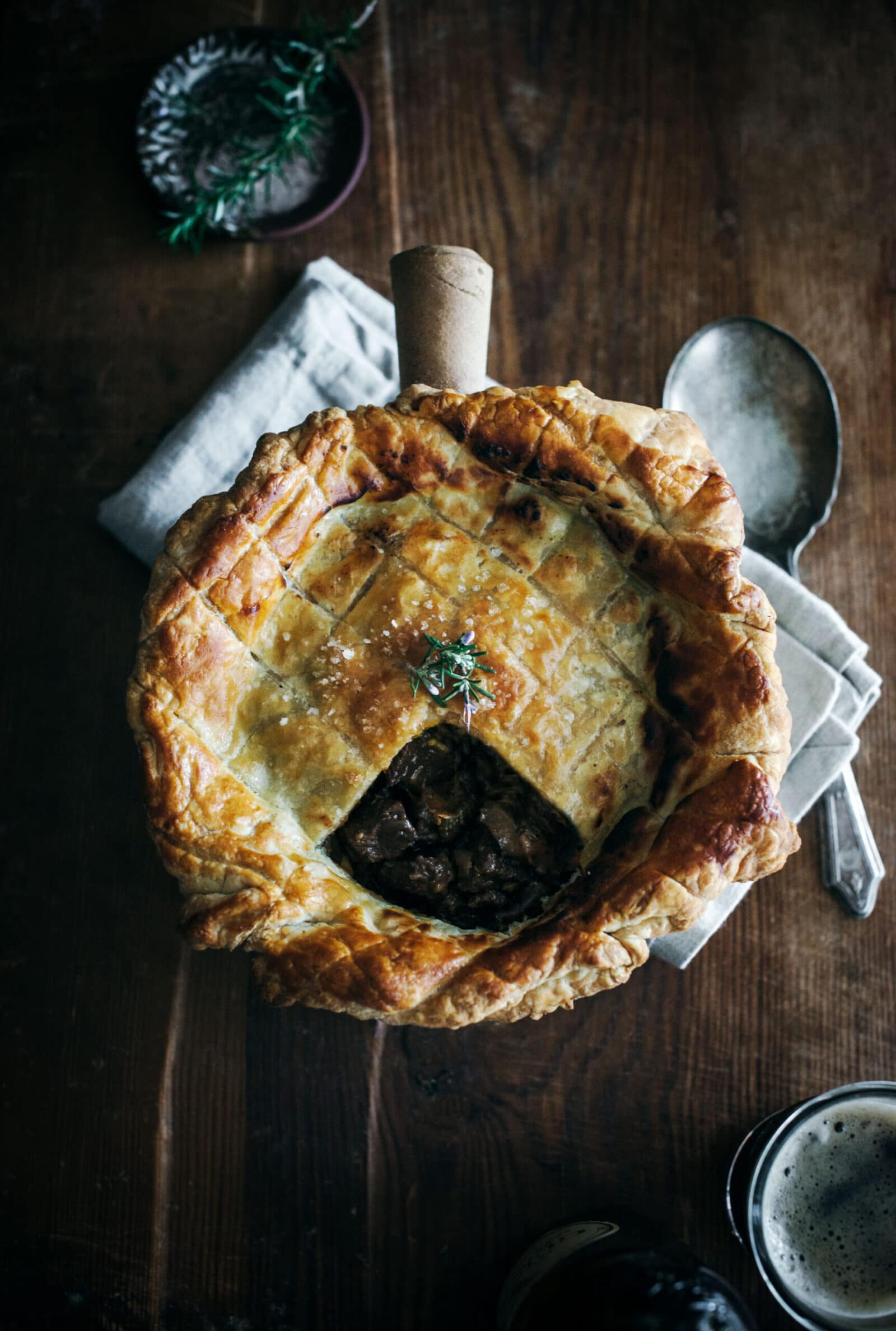 Steak and Guinness Pie