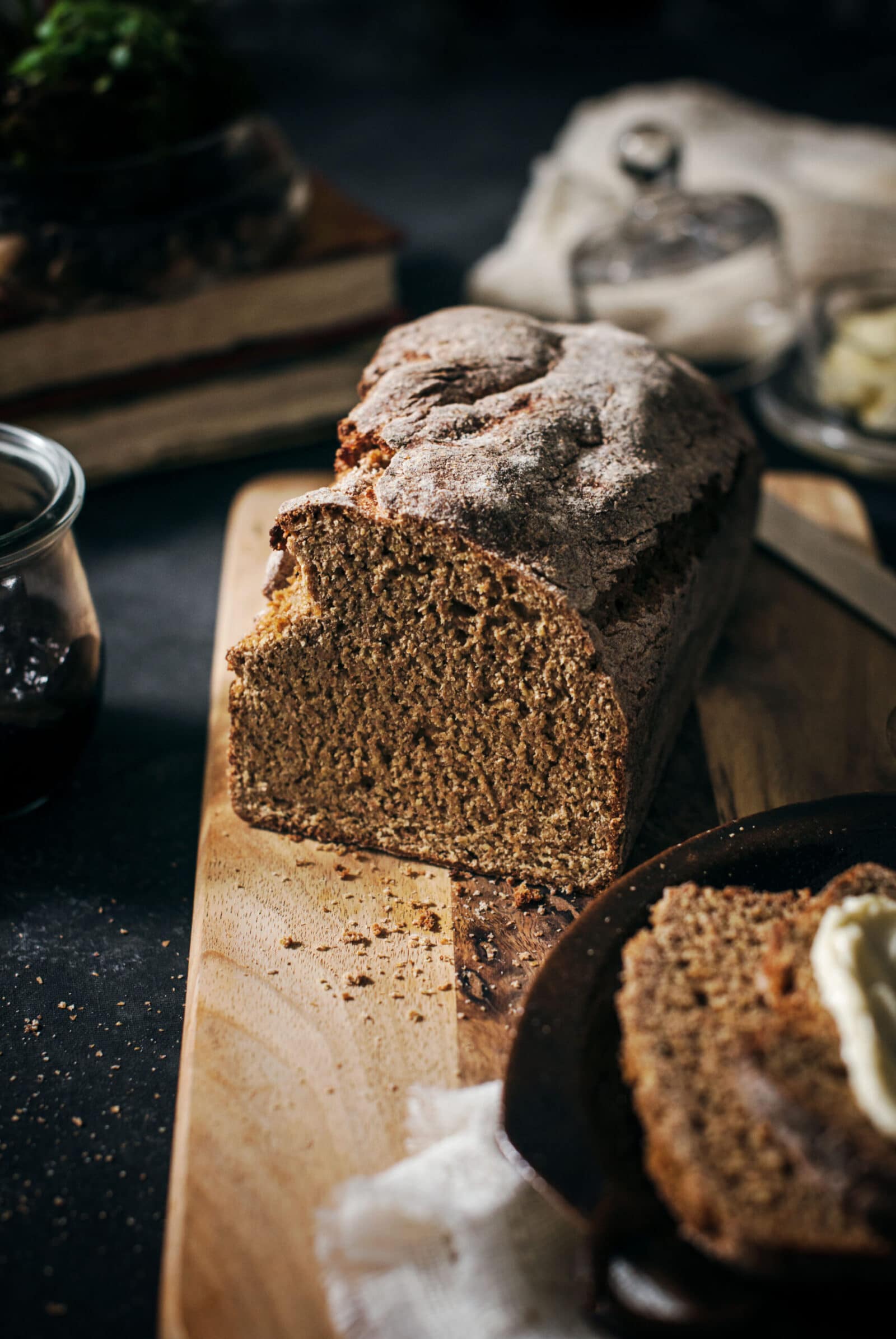 Loaf of Irish Brown Bread Recipe