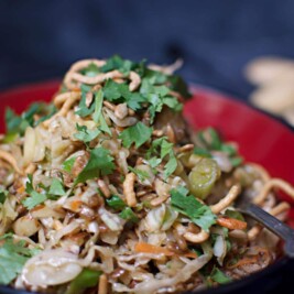 Try this easy to make and tasty Oriental Salad! Recipe from @LittleFiggyFood.