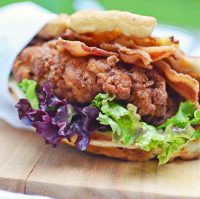 Crispy Chicken Waffle Wrap