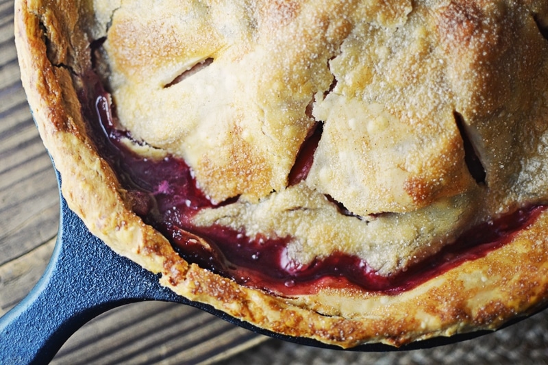 Mulled Apple and Blackberry Pie