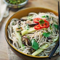 Soba Noodles + Dipping Sauce
