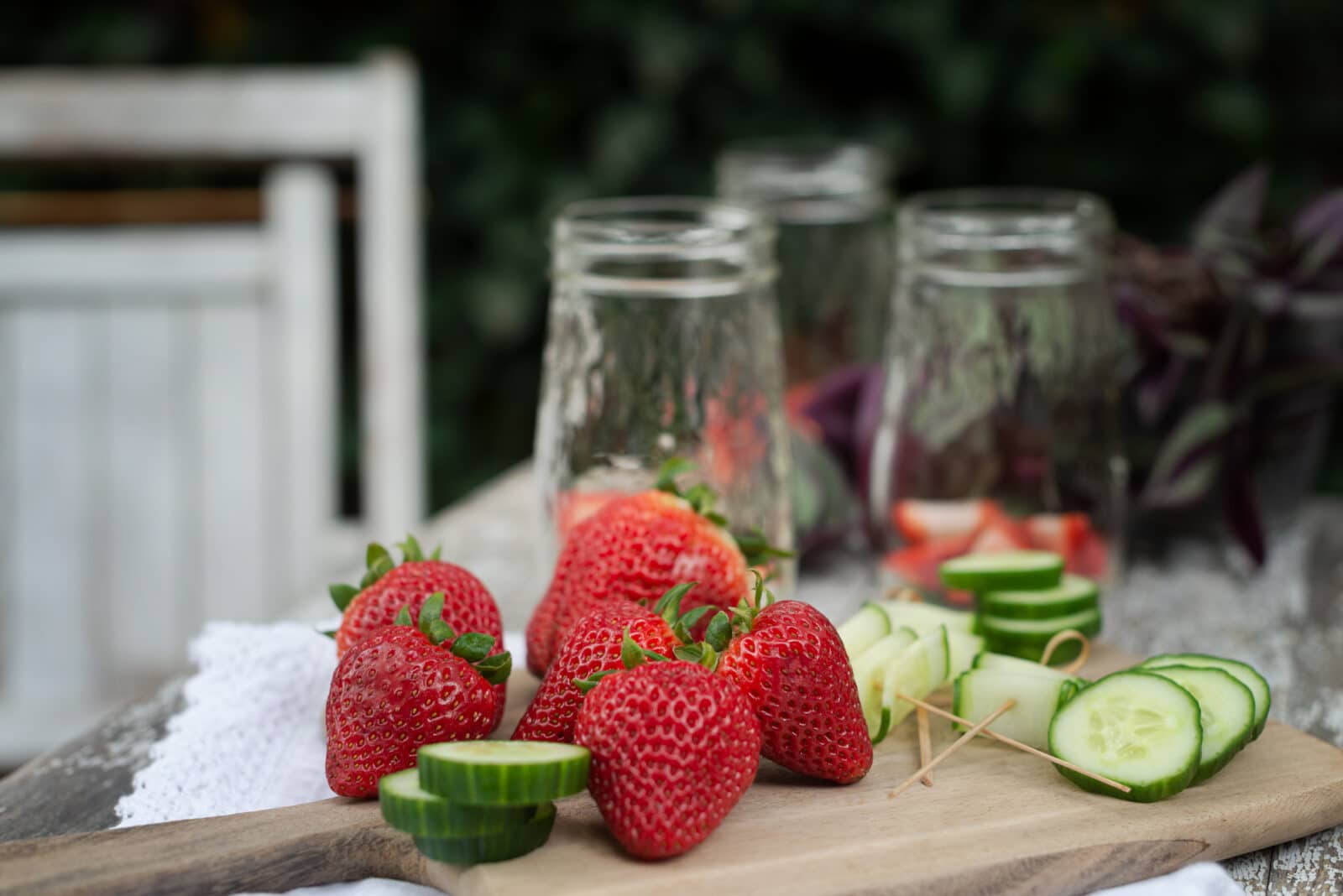 Ingredients for a refreshing summer drink