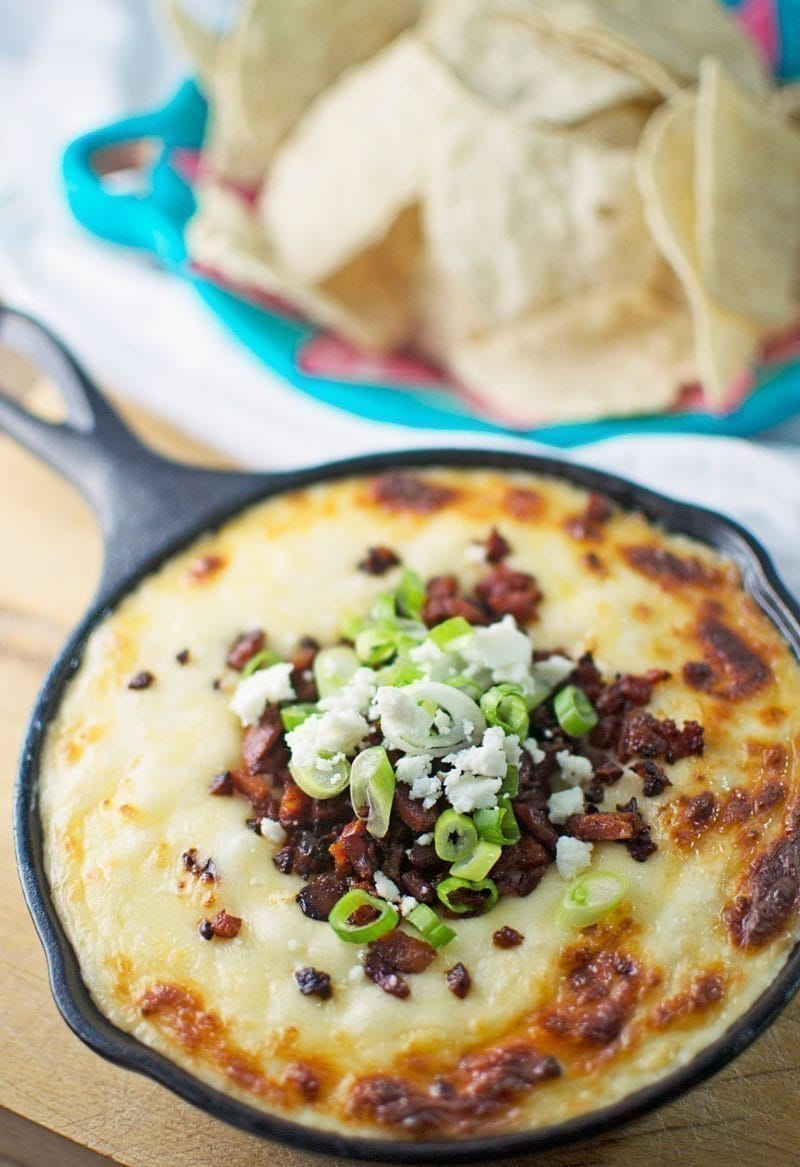 #Queso - #Appetizer - #ChorizoQuesoFundido - @LittleFiggyFood