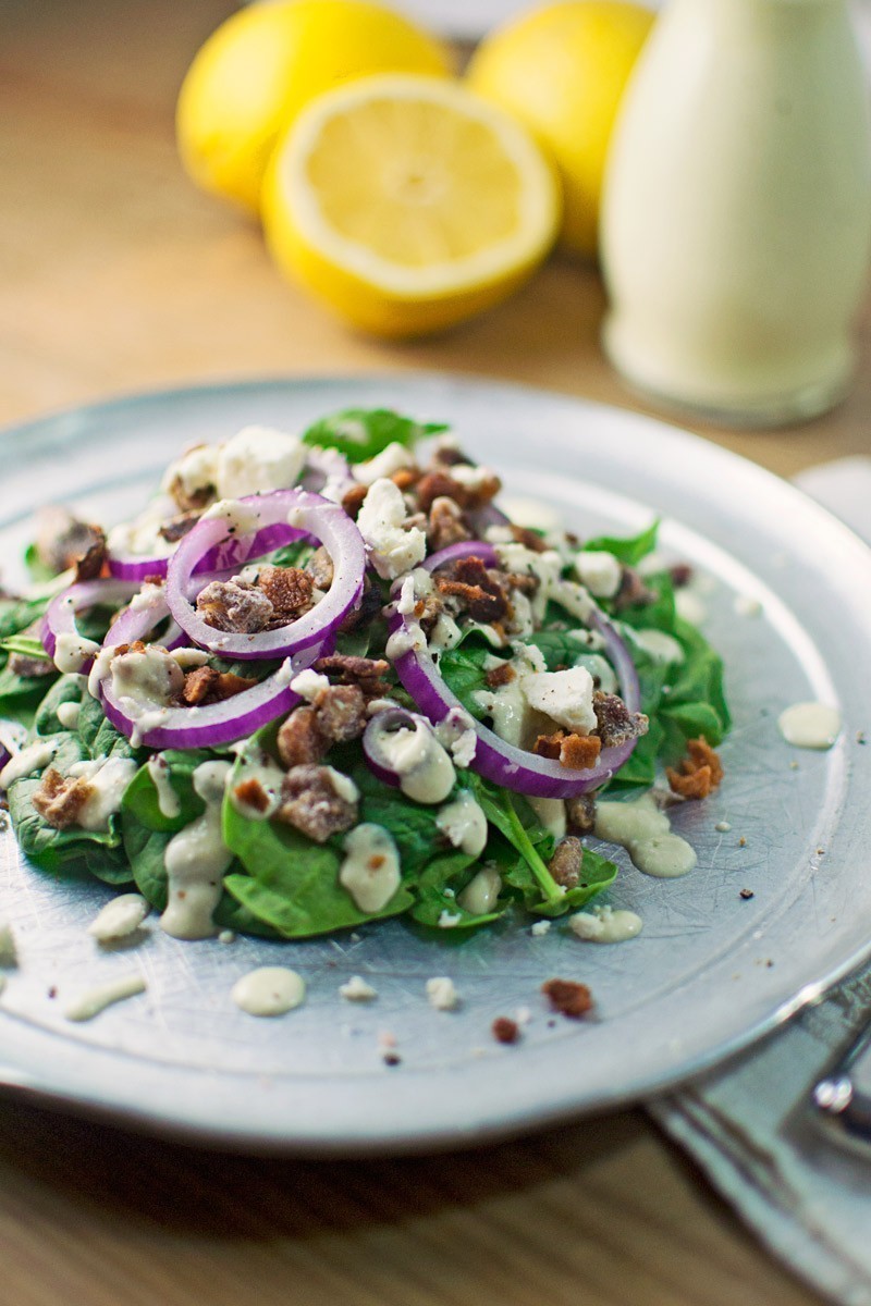 #Salad - #Cheese - #SpinachSalad - @LittleFiggyFood
