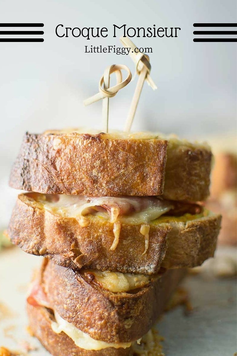 #HamandCheese - #CroqueMonsieur - @LittleFiggyFood