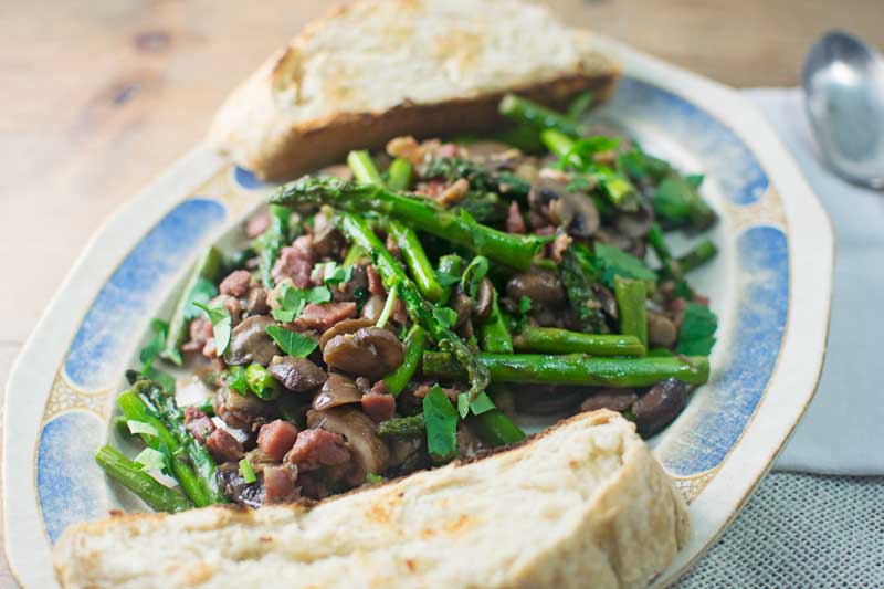 #Asparagus - #Mushrooms - @LittleFiggyFood