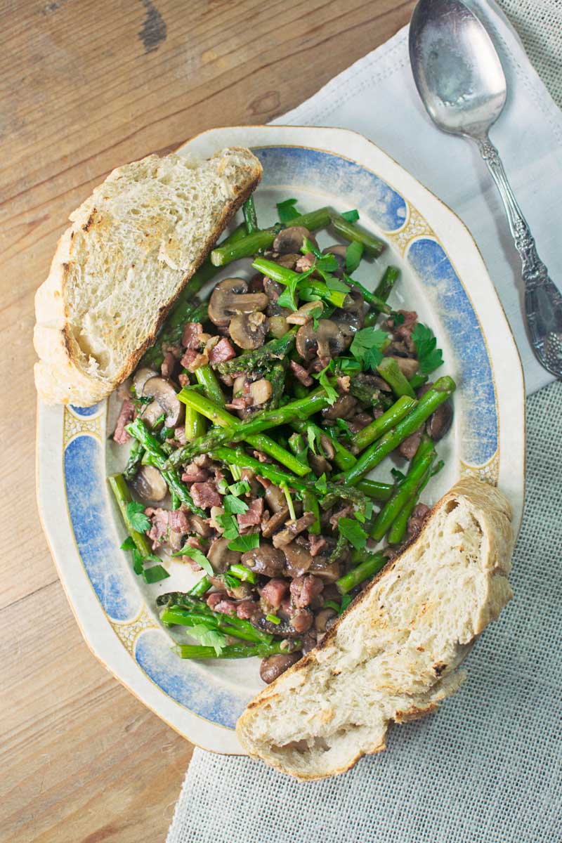 #Asparagus - #Mushrooms - @LittleFiggyFood