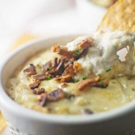 #Holiday Food - #Party Food - #OnionDip - @LittleFiggyFood