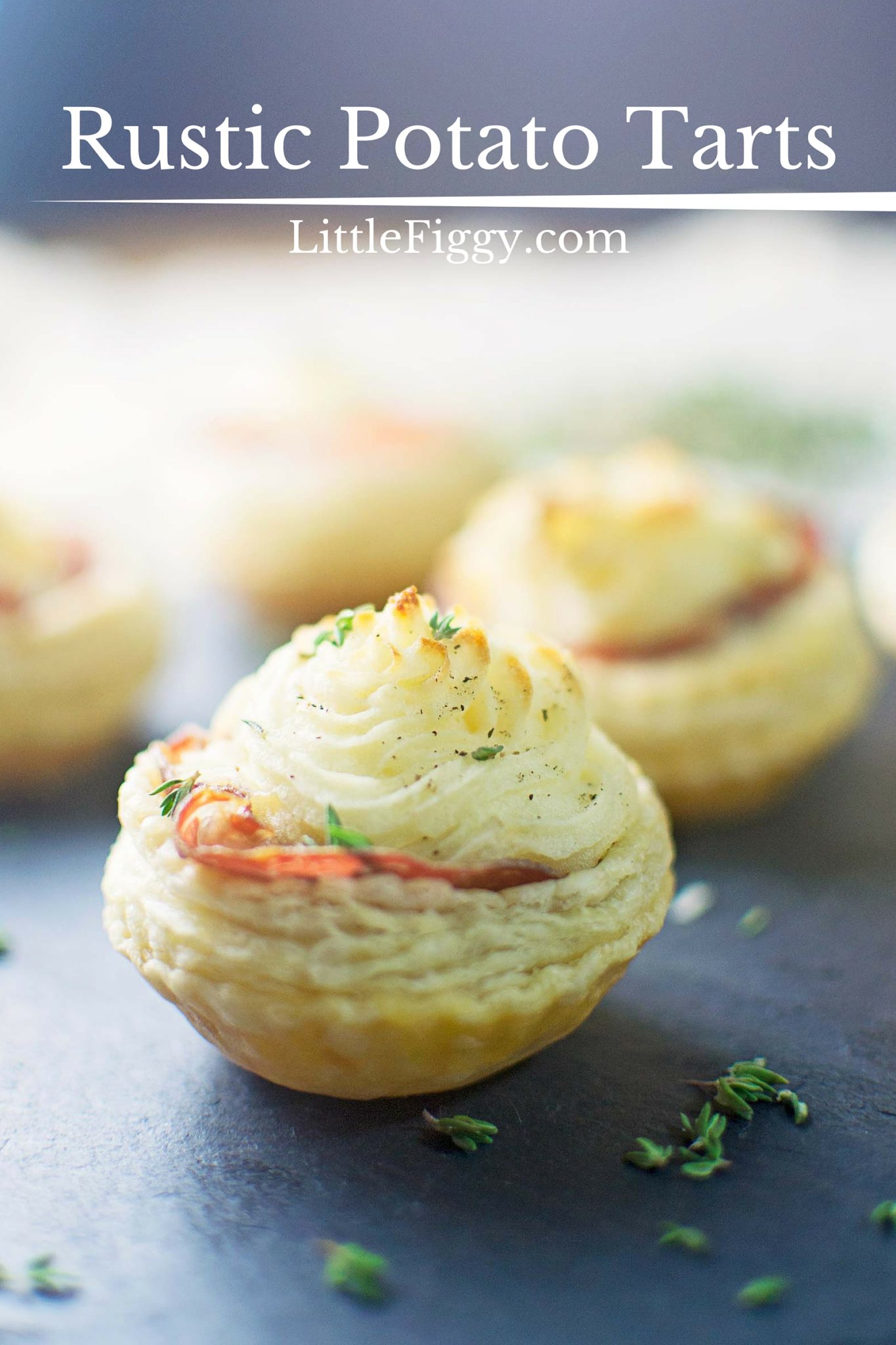 Rustic Potato Tarts - #BeholdPotatoes - @LittleFiggyFood