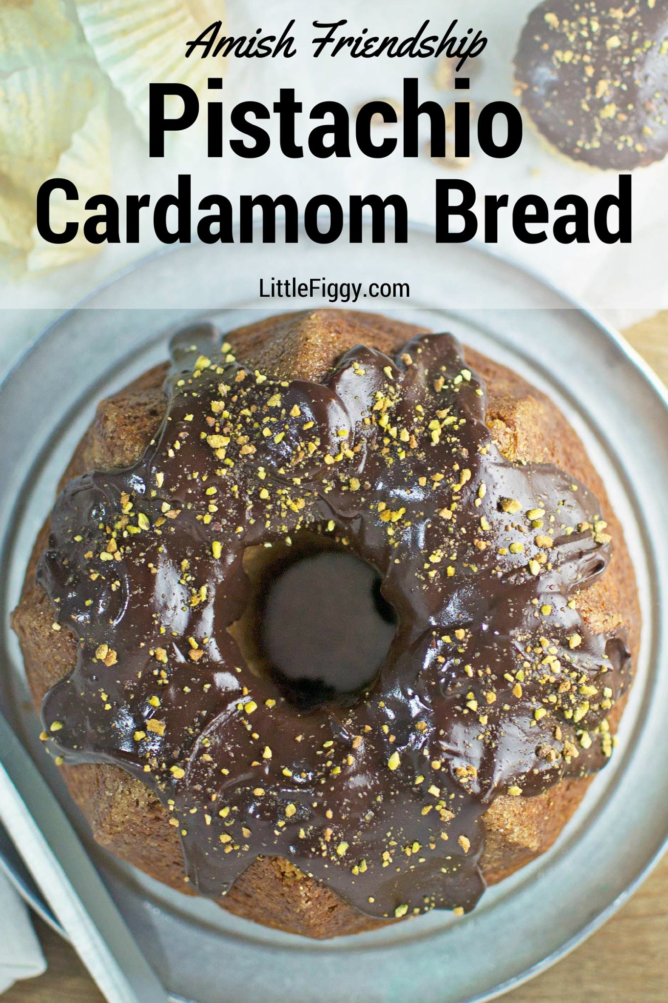 Pistachio Cardamom Amish Friendship Bread