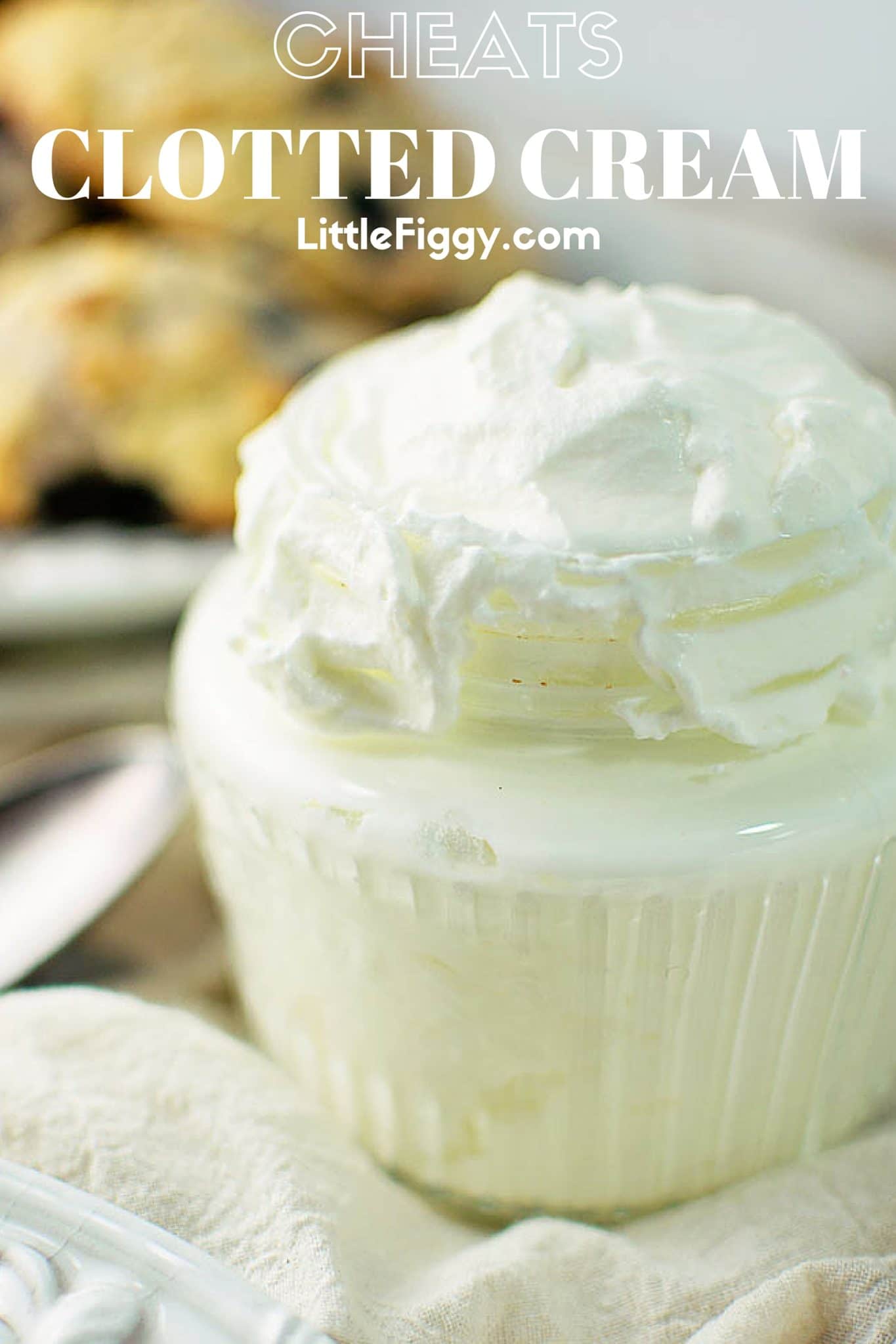 Cheats Clotted Cream - #WhippedCream - @LittleFiggyFood