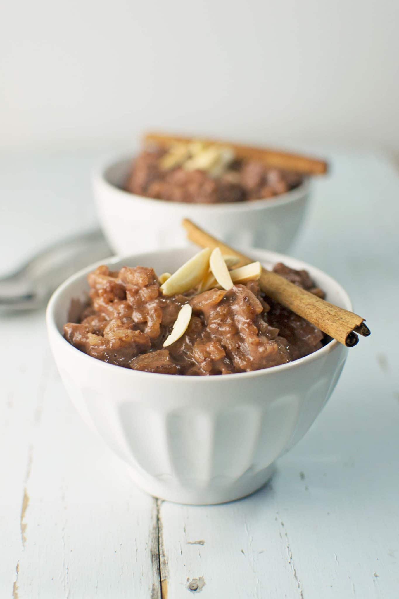 #Chocolate Rice Pudding - @LittleFiggyFood - #Dessert