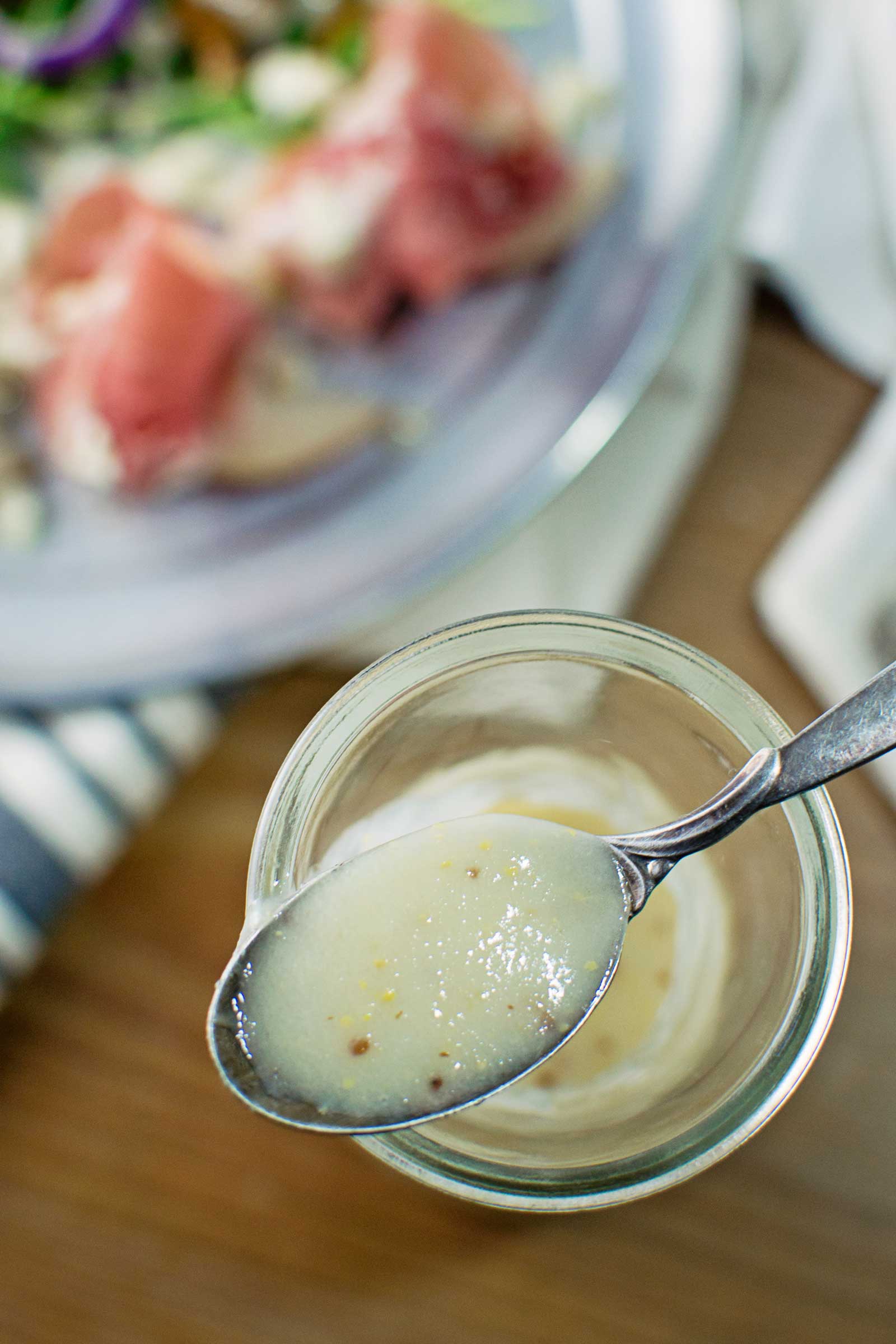 Honey Pear Vinaigrette - @LittleFiggyFood - #Salads
