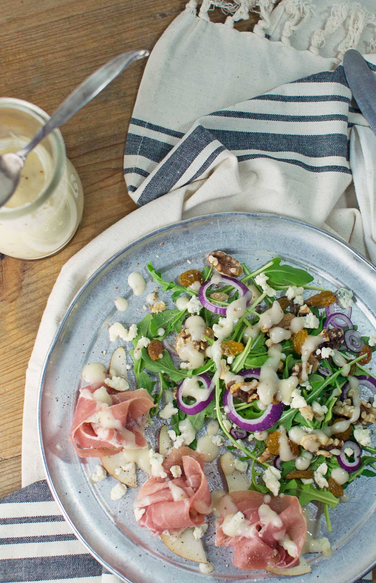Honey Pear Vinaigrette - @LittleFiggyFood - #Salads