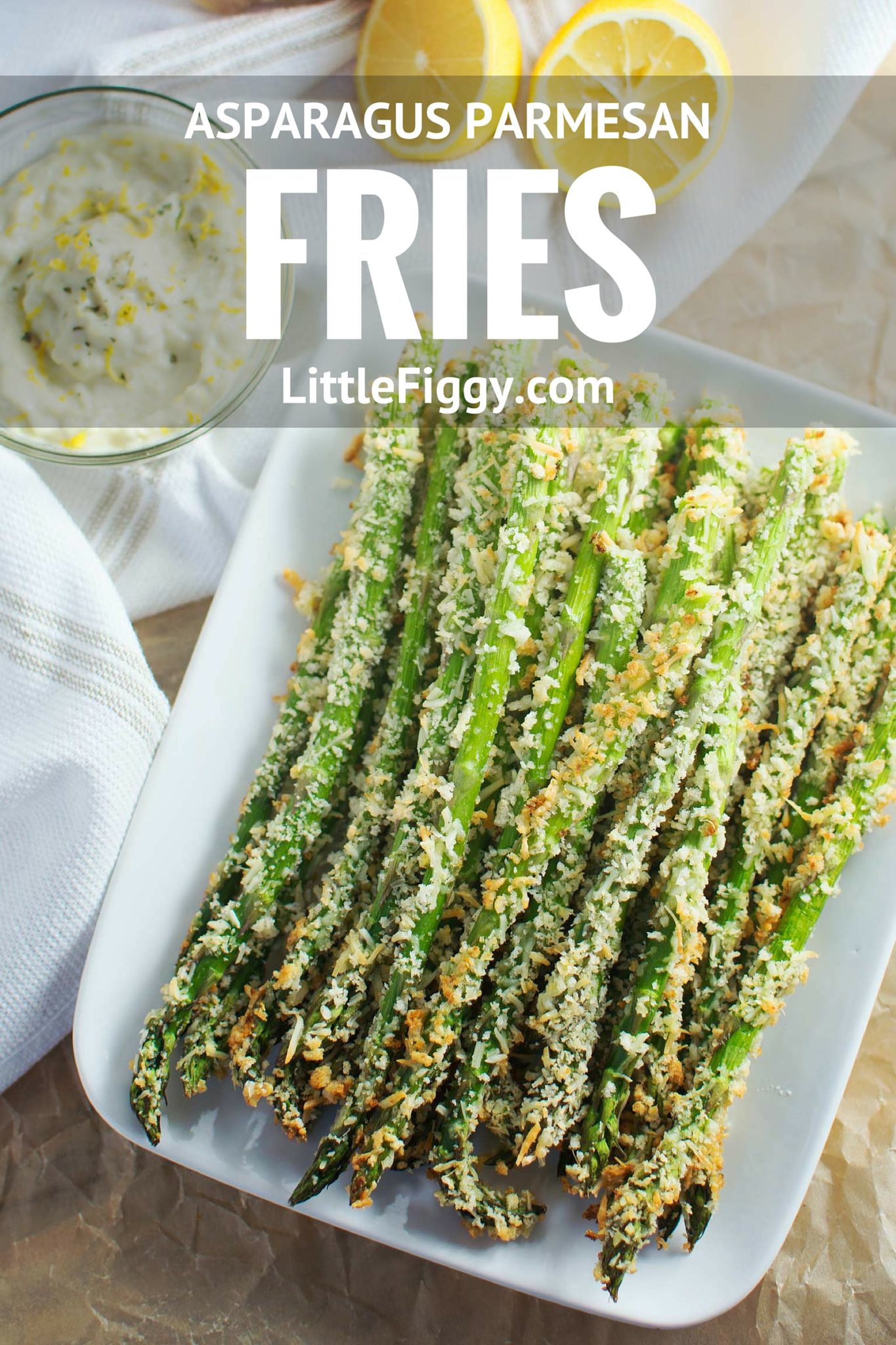 Asparagus Parmesan Fries #Recipe - @LittleFiggyFood