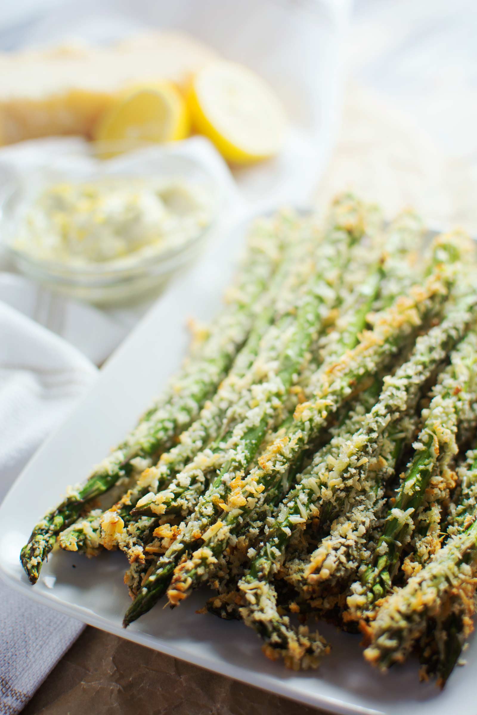 Asparagus Parmesan Fries #Recipe - @LittleFiggyFood