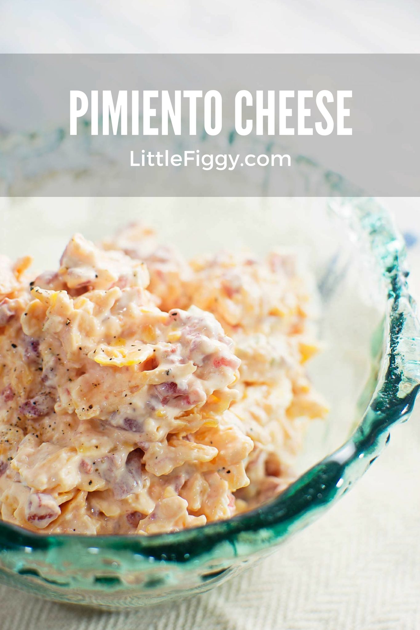 Try this quick & tasty Feisty Pimiento Cheese! Completely creamy, make it as spicy or mild as you like and enjoy it on crackers, sandwiches, grilled cheese sandwiches or hamburgers. Recipe by @LittleFiggyFood