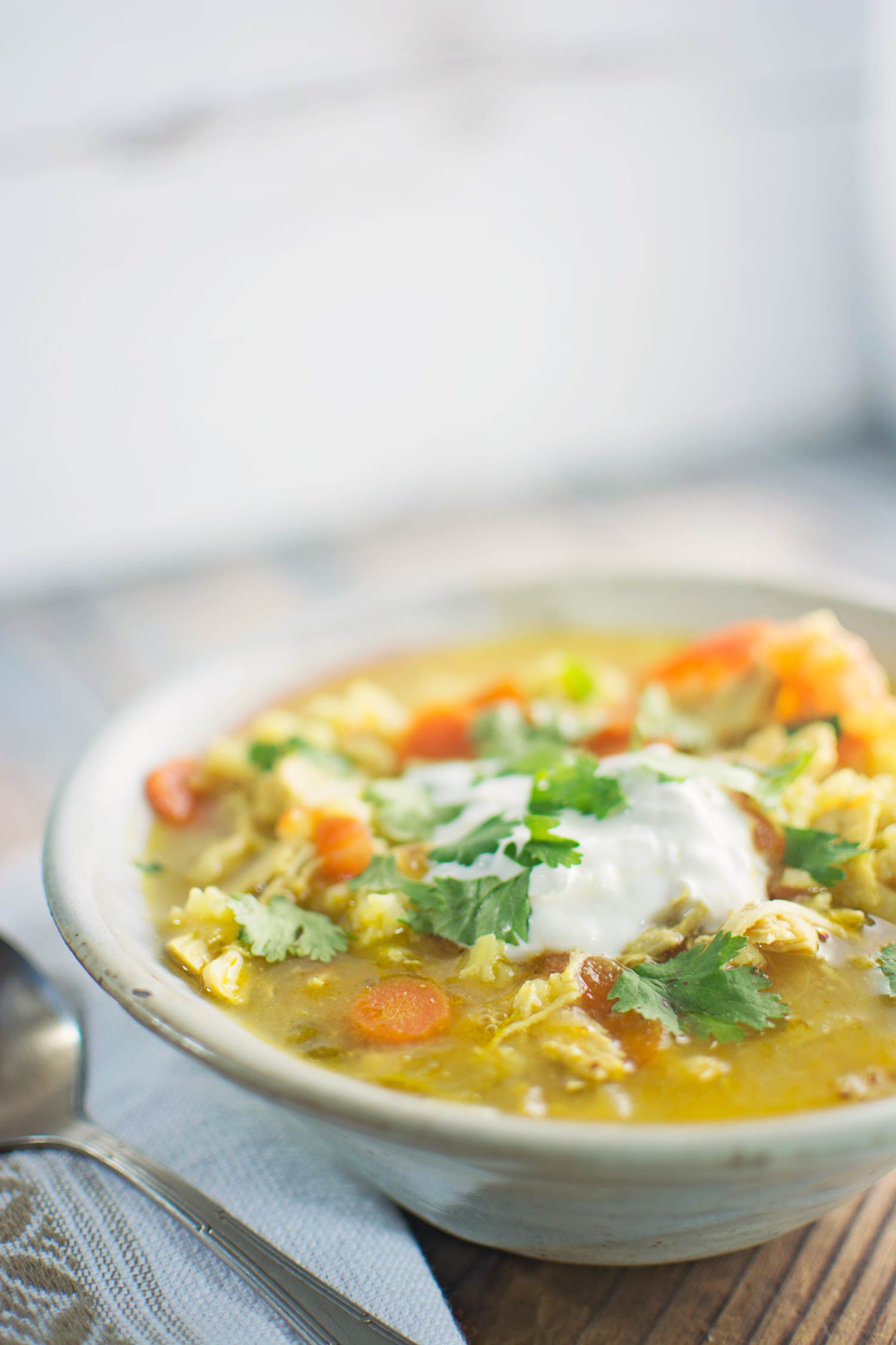 Saffron Chicken & Yellow Rice Soup