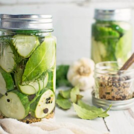 Refrigerator dill pickles