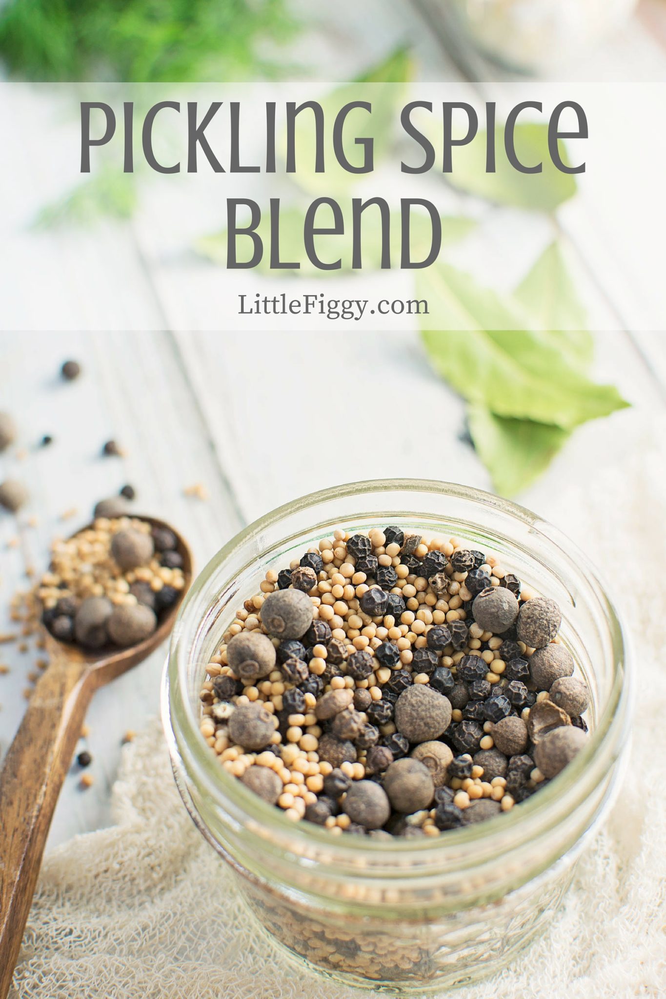 This Pickling Spice is a great blend for all of those tasty pickled onions, okra and dill pickles you are going to make! Find the recipe @LittleFiggyFood