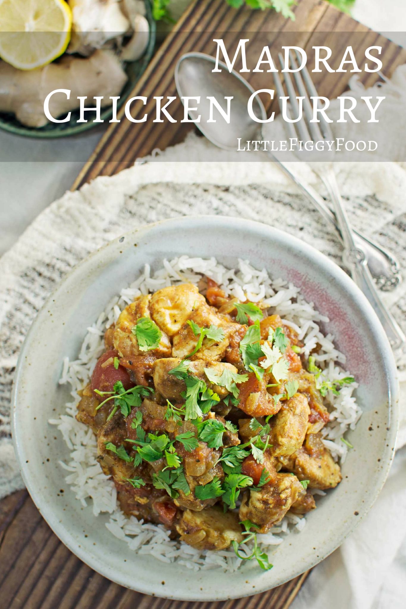 Easy to Make Madras Chicken Curry - Recipe @LittleFiggyFood