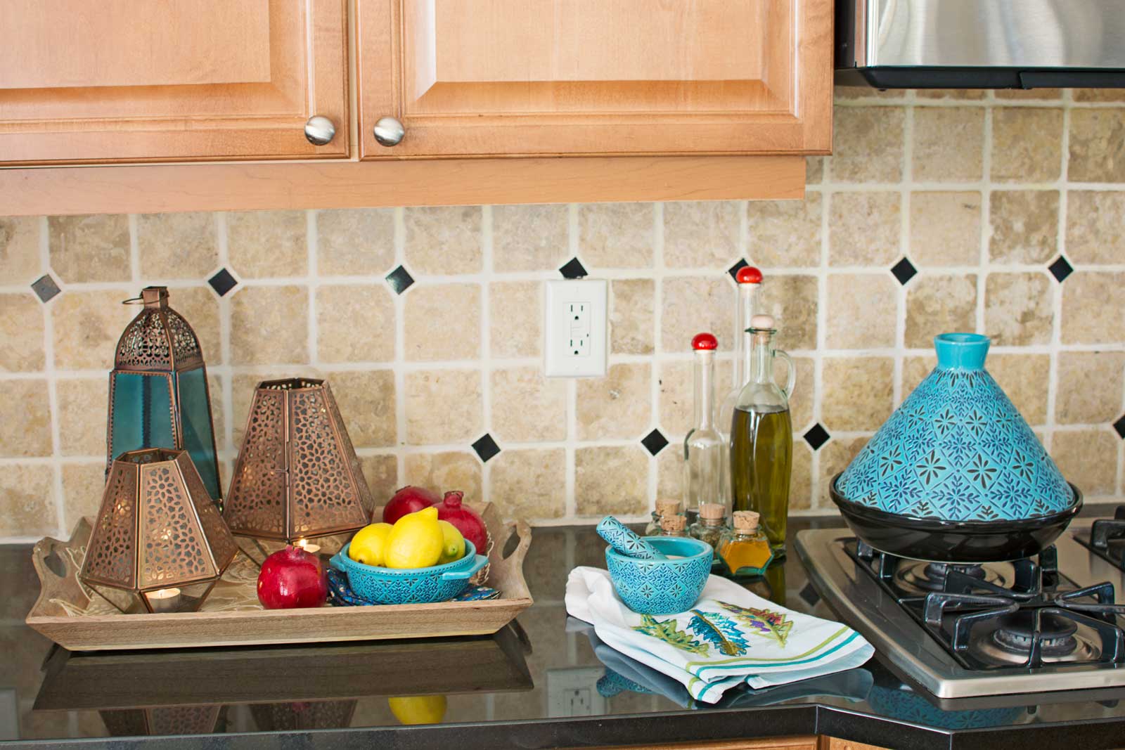 My Bohemian Kitchen Update from Cost Plus World Market - Check out how I gave my kitchen a #fallrefresh - @LittleFiggyFood
