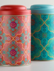 Mosaic Tea Tins