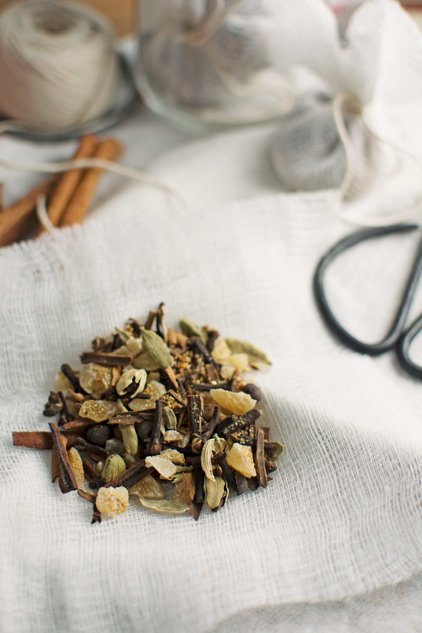 Mulling Spices, warm up a bottle of red wine or apple cider and add these spices to create cozy drinks! 