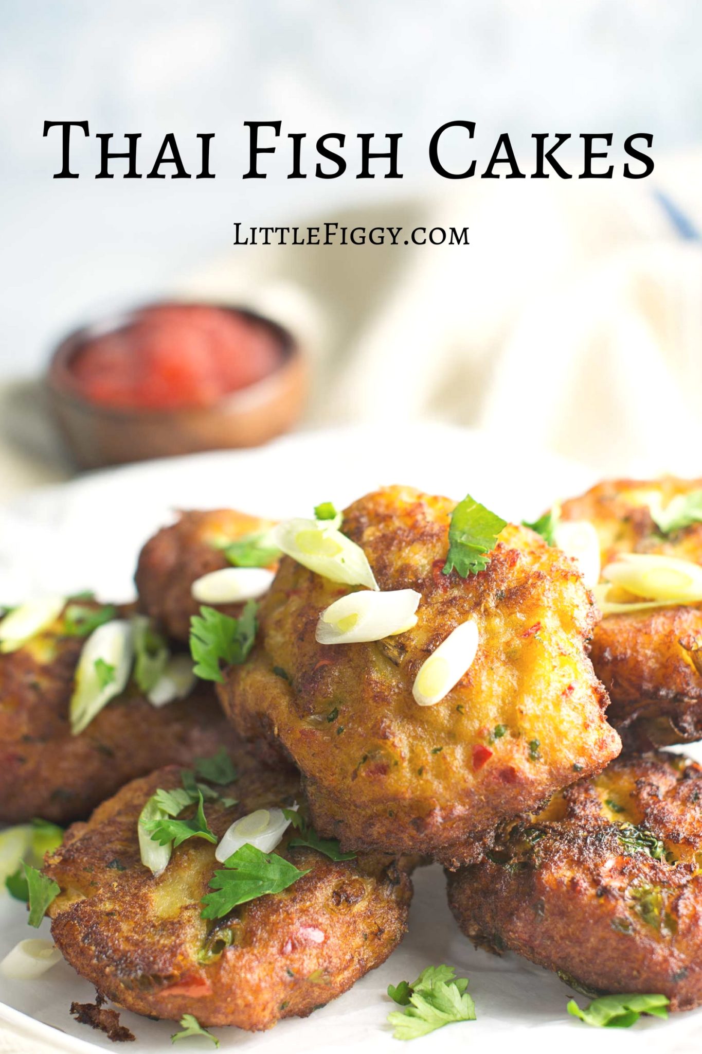 Try these gorgeous bites of goodness, Thai Fish Cakes! Recipe @LittleFiggyFood