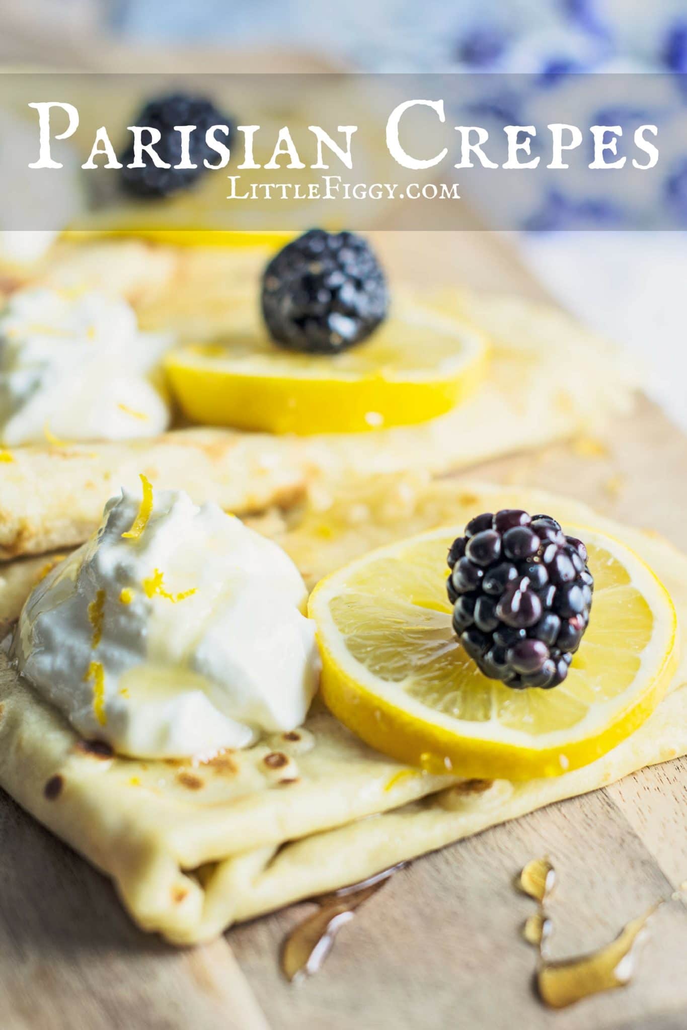 Try these Basic Parisian Crepes and enjoy anytime of day from breakfast, lunch or dinner! Recipe @LittleFiggyFood
