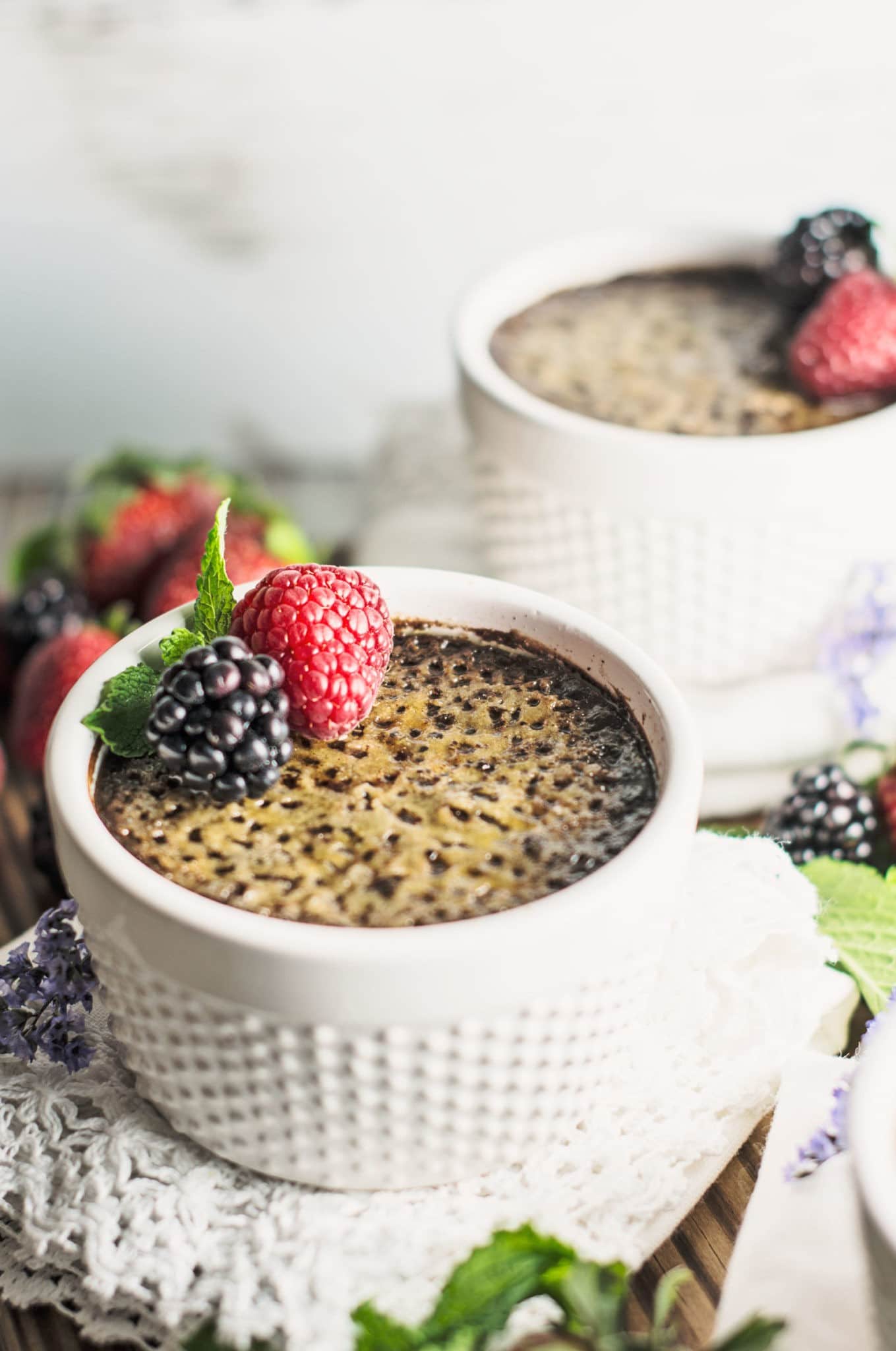 Decadent. Indulgent. Chocolate Creme Brulee! Recipe @LittleFiggyFood