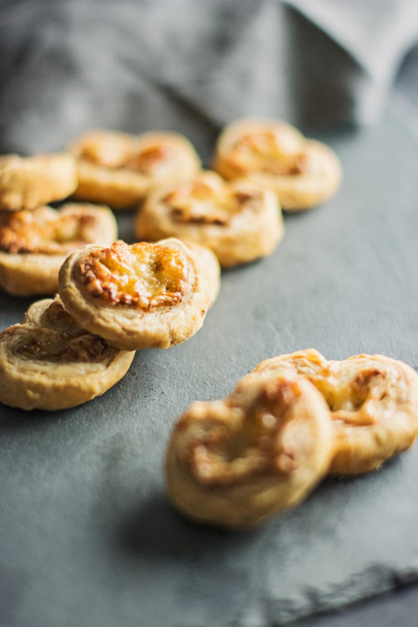 Crazy easy to make Savory Palmiers using only 3 ingredients! Recipe @LittleFiggyFood