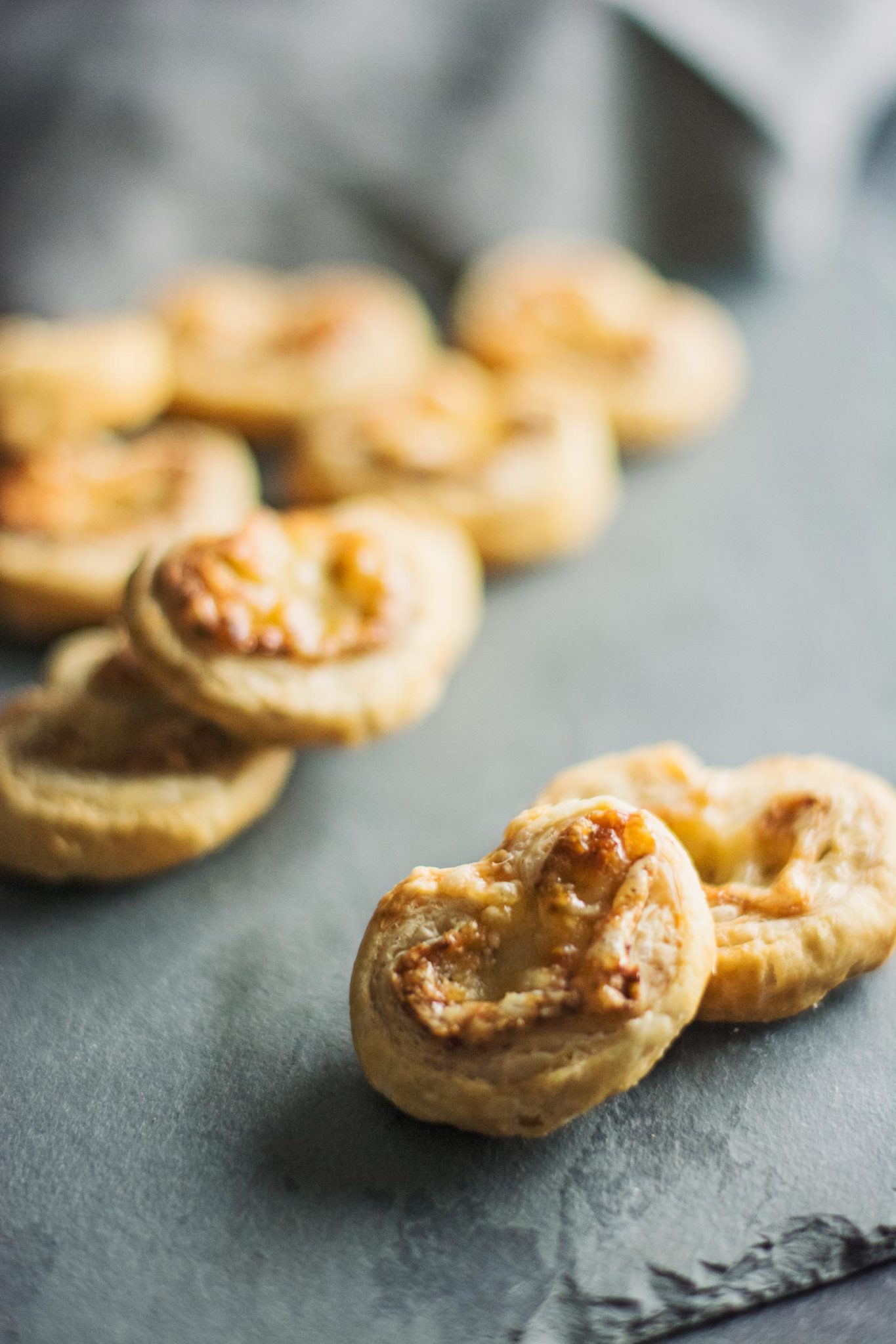 Crazy easy to make Savory Palmiers using only 3 ingredients! Recipe @LittleFiggyFood