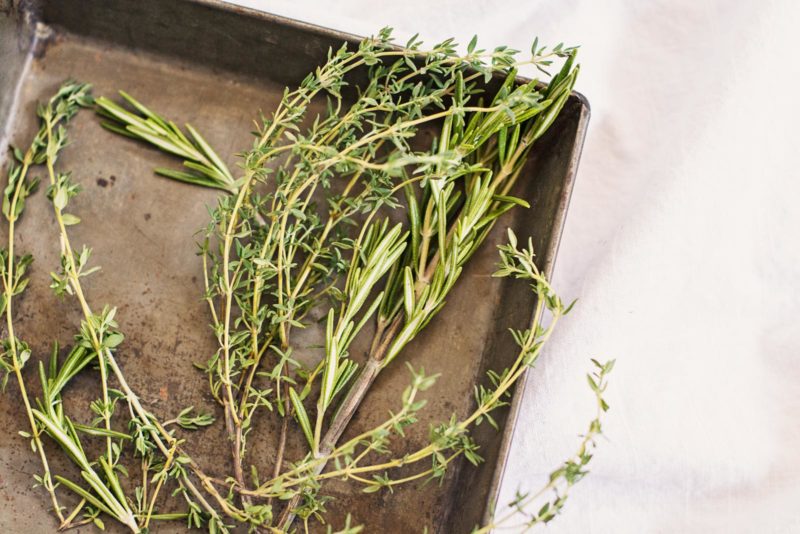 Herbs for Roasted Asparagus & Prosciutto