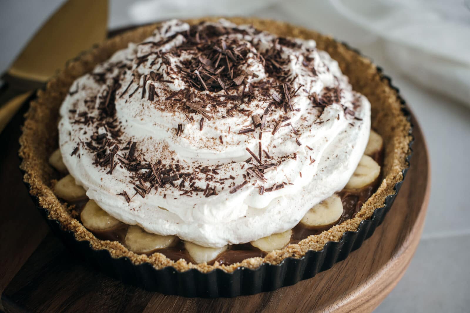 Serving up Banoffee Pie