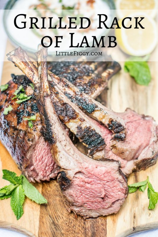 Quick and Easy Dinner - Moroccan Grilled Rack of Lamb - Little Figgy Food