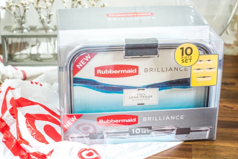 Love these Rubbermaid Brilliance containers! Use them for all of your kitchen storage needs! Find out more at Little Figgy Food.