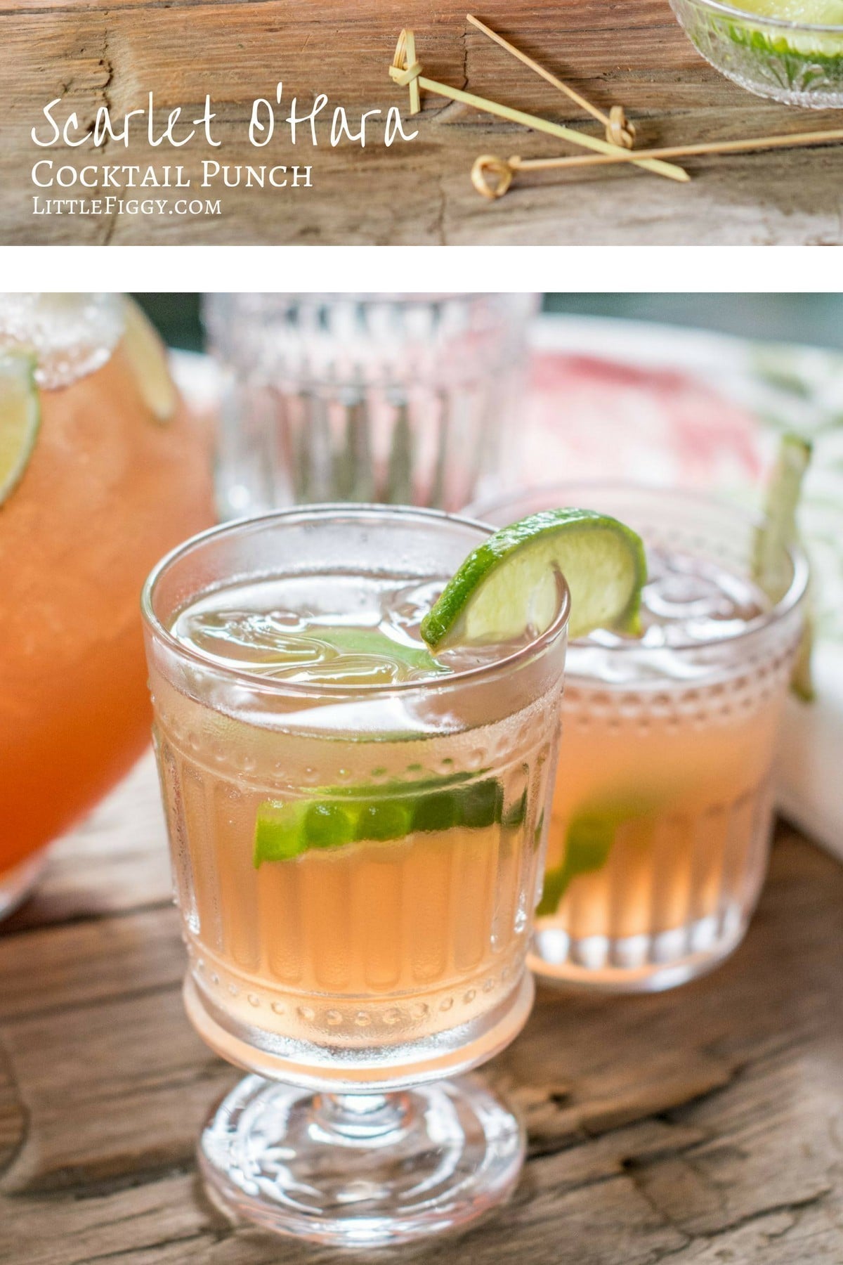 Enjoy sipping on this Scarlet O'Hara Cocktail, perfect for your next get together! @WorldMarket #WorldMarketTribe #LittleFiggyFood #ad #cocktails #recipes